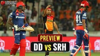 Delhi Daredevils (DD) vs Sunrisers Hyderabad (SRH) IPL 2017, Match 40 preview and likely XIs: SRH eye top spot; DD look for redemption
